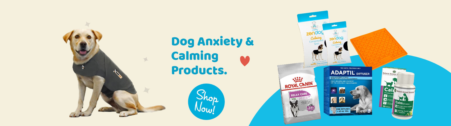 Dog Anxiety & Calming Banner