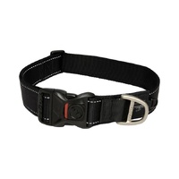 Rogz Utility Classic Dog Collar - XX-Large (40mm x 50-80cm) - Black