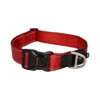 Rogz Utility Classic Dog Collar - XX-Large (40mm x 50-80cm) - Red