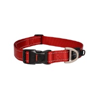 Rogz Utility Classic Dog Collar - X-Large (25mm x 43-70cm) - Red