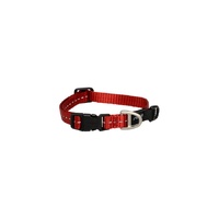 Rogz Utility Classic Dog Collar - Small (11mm x 20-31cm) - Red