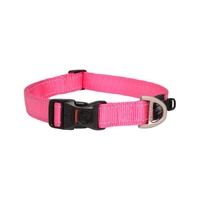 Rogz Utility Classic Dog Collar - X-Large (25mm x 43-70cm) - Pink