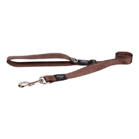 Rogz Utility Classic Dog Lead - X-Large (25mm x 120cm) - Brown