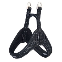 Rogz Utility Fast-Fit Dog Harness - XX-Small - Black