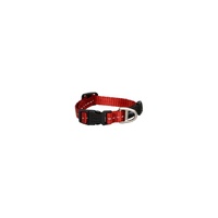 Rogz Utility Classic Dog Collar - X-Small (11mm x 16-22cm) - Red