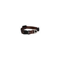 Rogz Utility Classic Dog Collar - X-Small (11mm x 16-22cm) - Brown