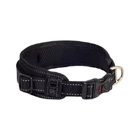 Rogz Utility Classic Padded Dog Collar - X-Large (25mm x 37-54cm) - Black