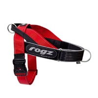 Rogz Utility LetzGo Personalised Dog Harness - Large - Red