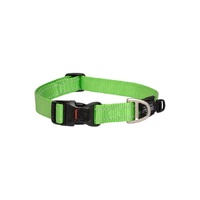 Rogz Utility Classic Dog Collar - Large (20mm x 34-56cm) - Lime