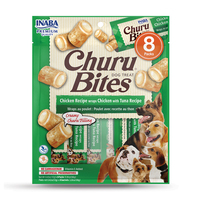 INABA Churu Bites Dog Treat - Chicken with Tuna - 96g (8 Pack)