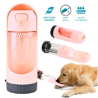 All Fur You Pet Water Bottle - 300ml - Pink