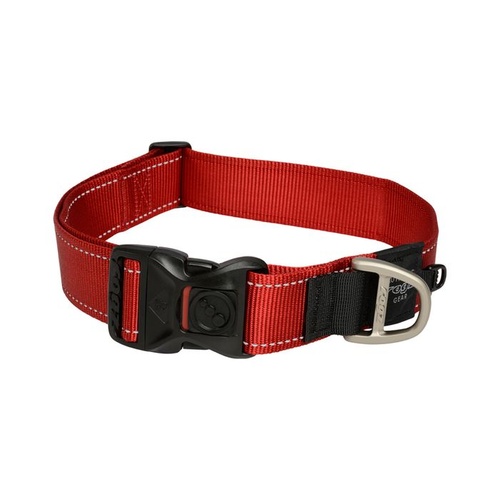 Rogz Utility Classic Dog Collar - XX-Large (40mm x 50-80cm) - Red