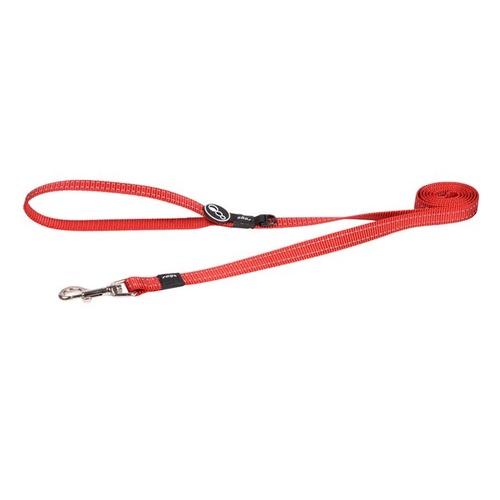 Rogz Utility Classic Dog Lead - Medium (16mm x 140cm) - Red