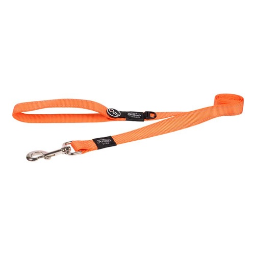 Rogz Utility Classic Dog Lead - X-Large (25mm x 120cm) - Orange