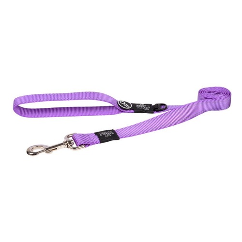 Rogz Utility Classic Dog Lead - X-Large (25mm x 120cm) - Purple