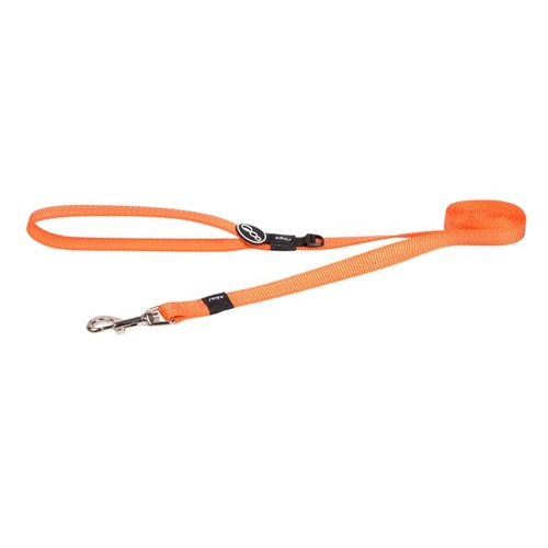 Rogz Utility Classic Dog Lead - Medium (16mm x 140cm) - Orange