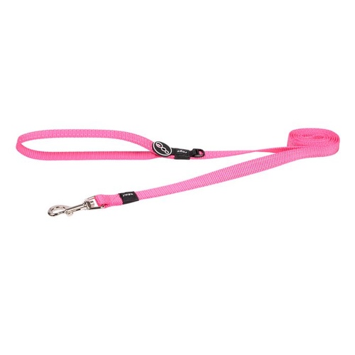 Rogz Utility Classic Dog Lead - Medium (16mm x 140cm) - Pink