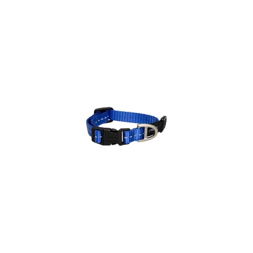 Rogz Utility Classic Dog Collar - X-Small (11mm x 16-22cm) - Blue