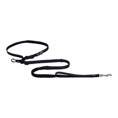 Rogz Utility Handsfree Dog Lead - Large (20mm x 1.5-2.1m) - Black