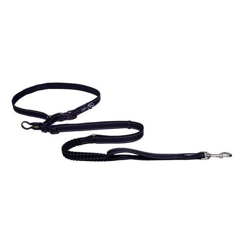 Rogz Utility Handsfree Dog Lead - X-Large (25mm x 1.5-2.1m) - Black