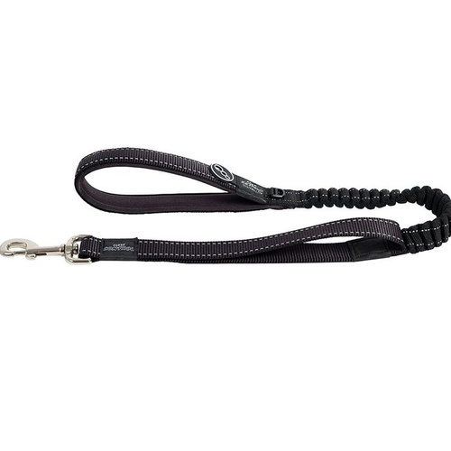 Rogz Utility Bungee Dog Lead - X-Large (25mm x 80cm) - Black