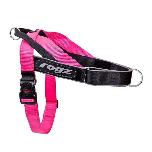 Rogz Utility LetzGo Personalised Dog Harness - X-Large - Pink