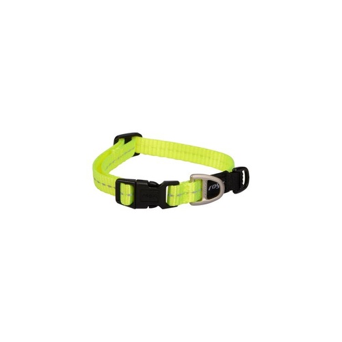 Rogz Utility Classic Dog Collar - Small (11mm x 20-31cm) - Yellow