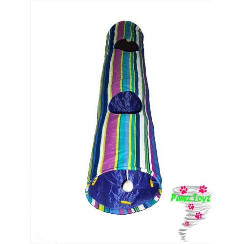 Cat Play Tunnel Pink - 130cm Long