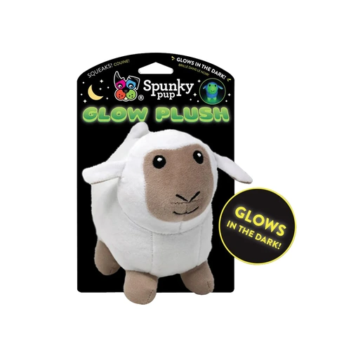 Spunky Pup Glow Plush - Lamb - Small