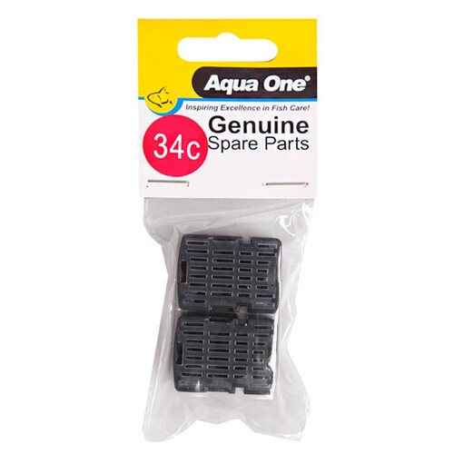 Aqua One Replacement Carbon Cartridge for Mini Filter 300F - 2 Pack (34c) (25034C)