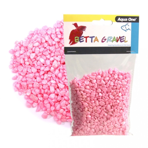 Aqua One Betta Gravel - Pink - 350g