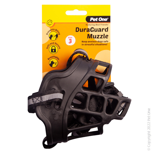 Pet One DuraGuard Muzzle - Size 3