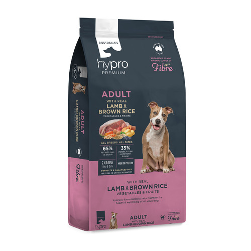 Hypro Premium Lamb & Brown Rice Adult Dog Food - 20kg