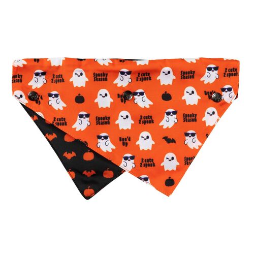 FuzzYard Dog Bandana - Spooky Ghost - Medium/Large