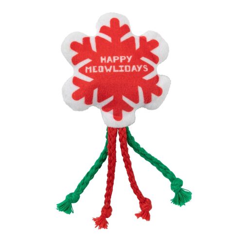 FuzzYard Happy Meowlidays Snowflake Cat Toy