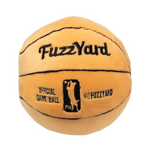 FuzzYard Plush Basketball Dog Toy (15x15x15cm)