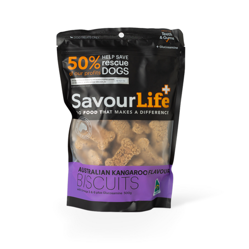 SavourLife Australian Kangaroo Flavour Biscuits - 500g