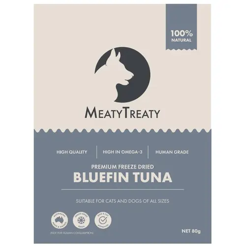 Meaty Treaty Freeze Dried Bluefin Tuna - 80g