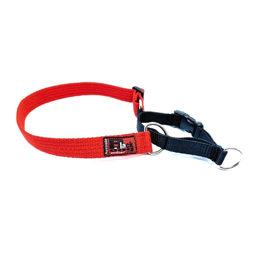 Black Dog Limited Slip Collar - (35cm-55cm) - Red